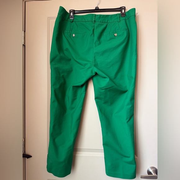 Eloquii Vibrant Green Straight Leg Pants - Picture 7 of 11